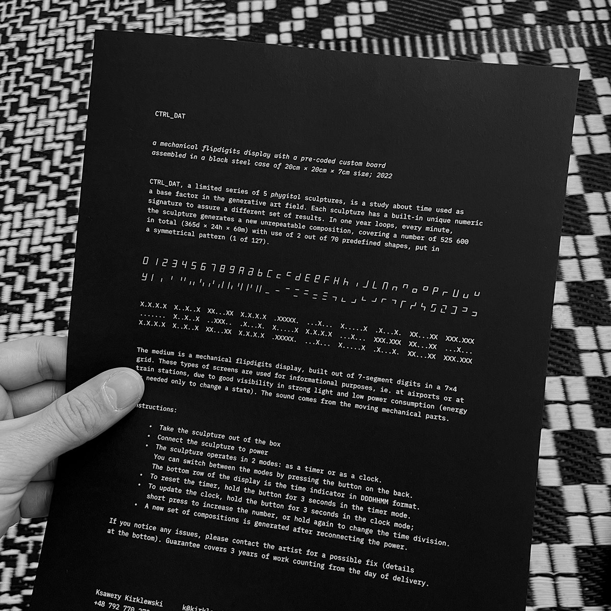 CTRL_DAT – instruction paper